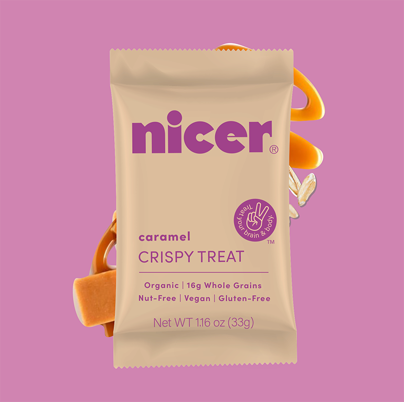 nicer crispy treat - caramel