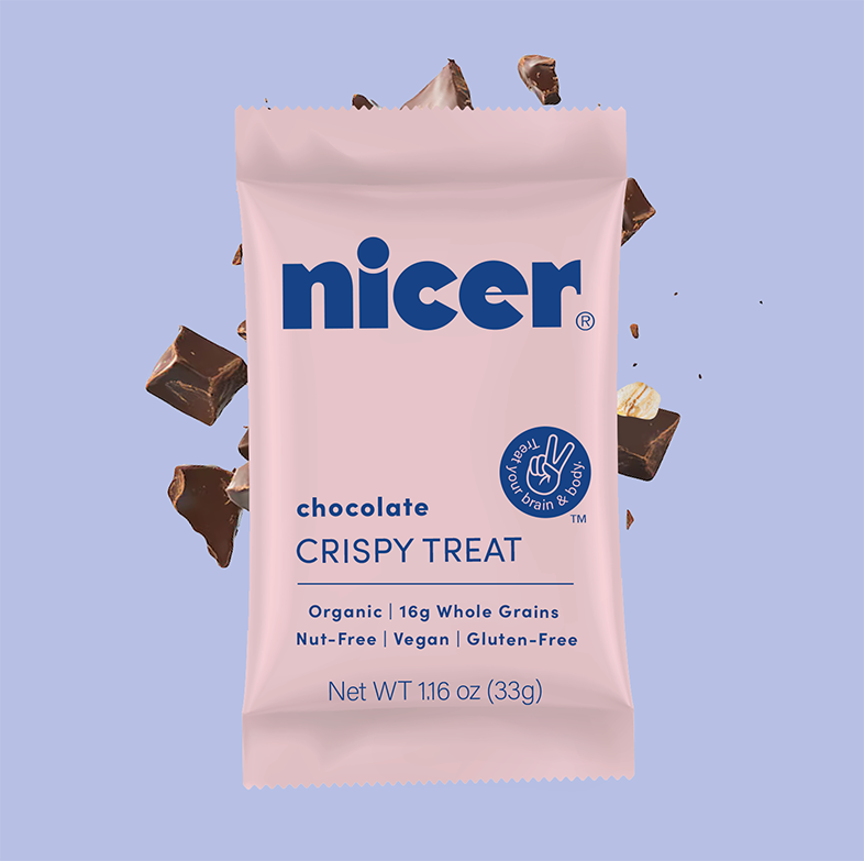 nicer crispy treat - chocolate