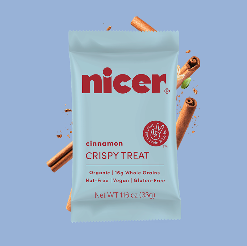 nicer crispy treat - cinnamon